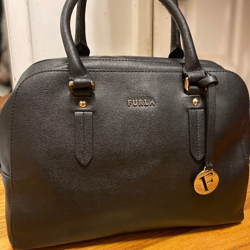 Furla Elena medium leather satchel